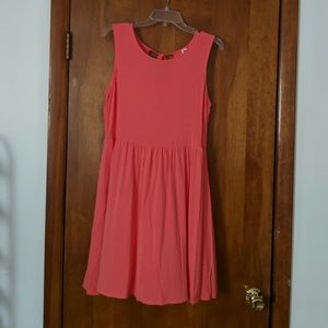 Coral dress